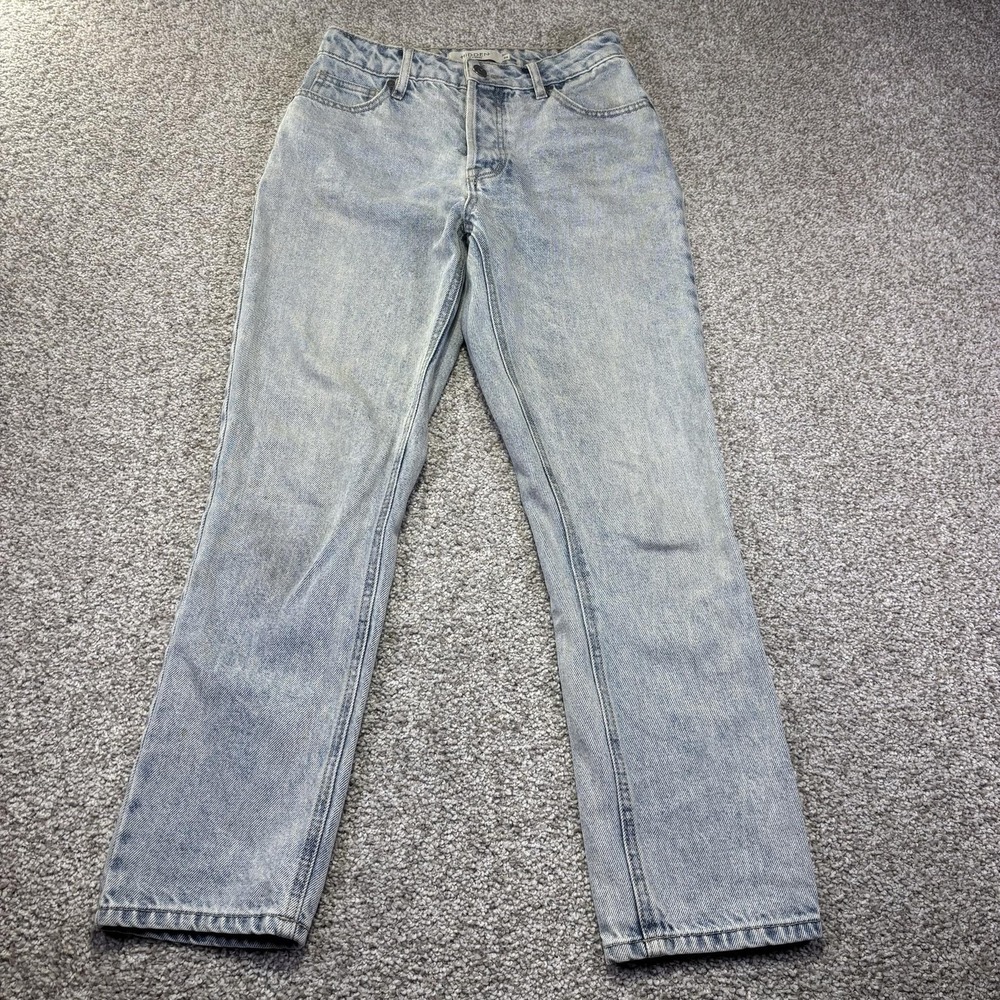 Hidden Jeans Womens 24 Blue Light Wash Regular Straight Button Fly HD1108ST-LT